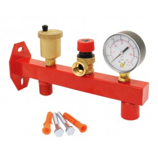 Potence équipée pour vases d'expansion