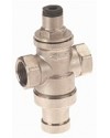 Pressure reducing valve - Brass hot forged piston type - Female / Female - Nickeled brass